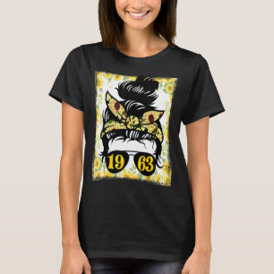 Sonnenblume Mama Geboren 1963 Geburtstagsgärtnerwo T-Shirt