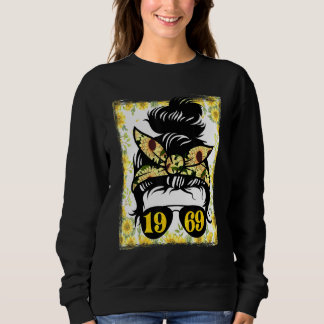 Sonnenblume Mama Geboren 1969 Geburtstagsgärtnerwo Sweatshirt