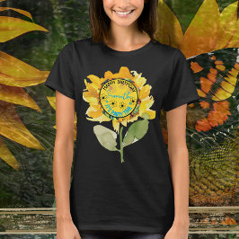 Sonnenblume-Mama T-Shirt
