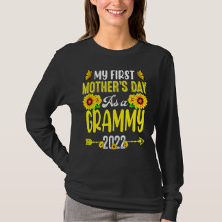 Sonnenblume mein erster Muttertag als Grammy Mutte T-Shirt