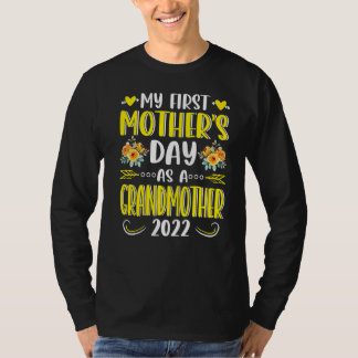 Sonnenblume mein erster Muttertag als Großmutter T-Shirt