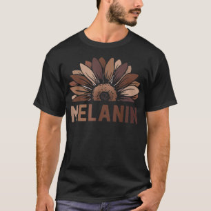 Sonnenblume Melanin Queen African American Woman B T-Shirt