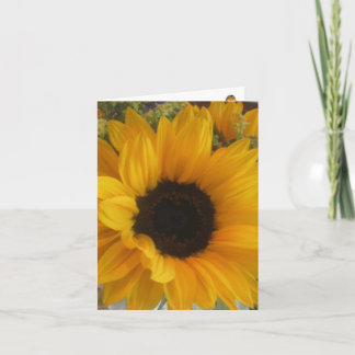 Sonnenblume-Melodie Notecard Karte