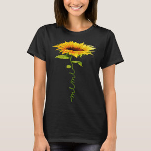 Sonnenblume Meme Muttertag Blumenkugel Matching T-Shirt