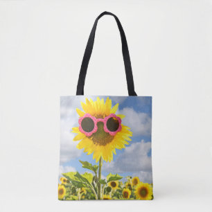 Sonnenblume mit Sonnenbrille