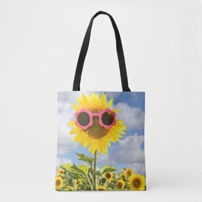 Sonnenblume mit Sonnenbrille (Vorderseite)