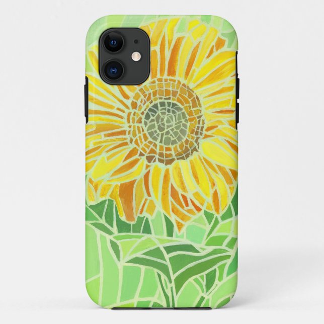 Sonnenblume-Mosaik iPhone 5 Case-Mate Hülle (Rückseite)