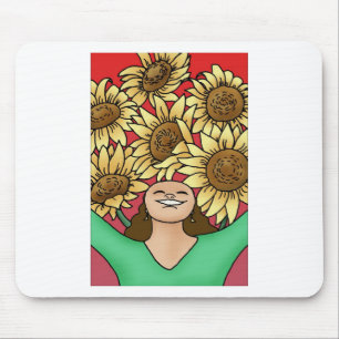 Sonnenblume Mousepad
