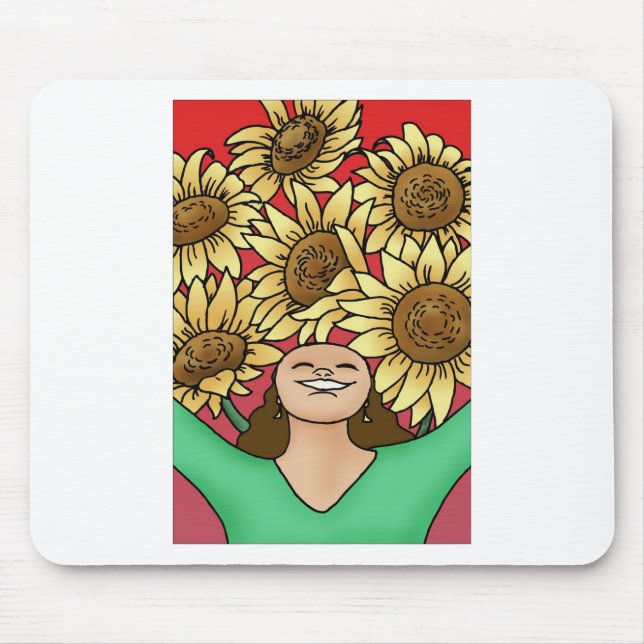 Sonnenblume Mousepad (Vorne)