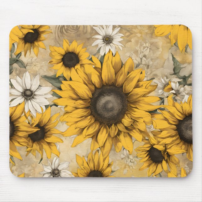 Sonnenblume Mousepad (Vorne)