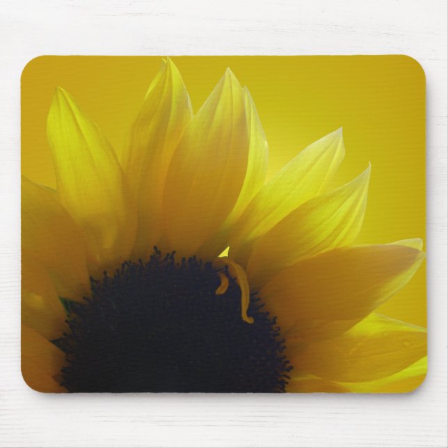 Sonnenblume Mousepad schöne gelbe Blumen-Geschenke (Vorne)