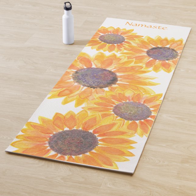 Sonnenblume Namaste Yogamatte (Beispiel)