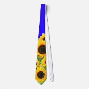 Sonnenblume Neck Tie ukrainische Flagge Unterstütz Krawatte