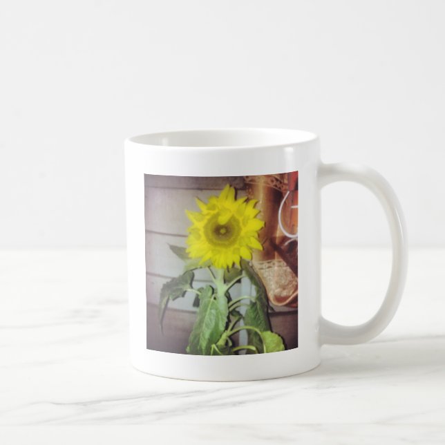 Sonnenblume neun am Nachmittag Tasse (Rechts)