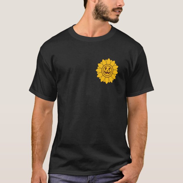 Sonnenblume, niedliches Halloween-Kostüm T-Shirt (Vorderseite)