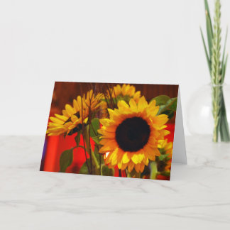 Sonnenblume notecard karte