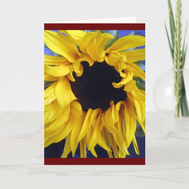 Sonnenblume notecard karte (Vorderseite)
