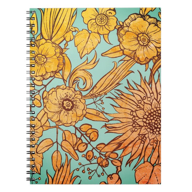 Sonnenblume Notizblock (Vorderseite)