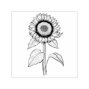 Sonnenblume Permastempel