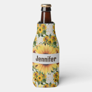 Sonnenblume Personalisieren Name Tall Seltzer Can  Flaschenkühler