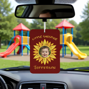 Sonnenblume Personalisiertes Foto Autolufterfrischer