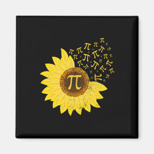 Sonnenblume Pi-Tag 3.14 14. März Mathelehrer Vint Magnet