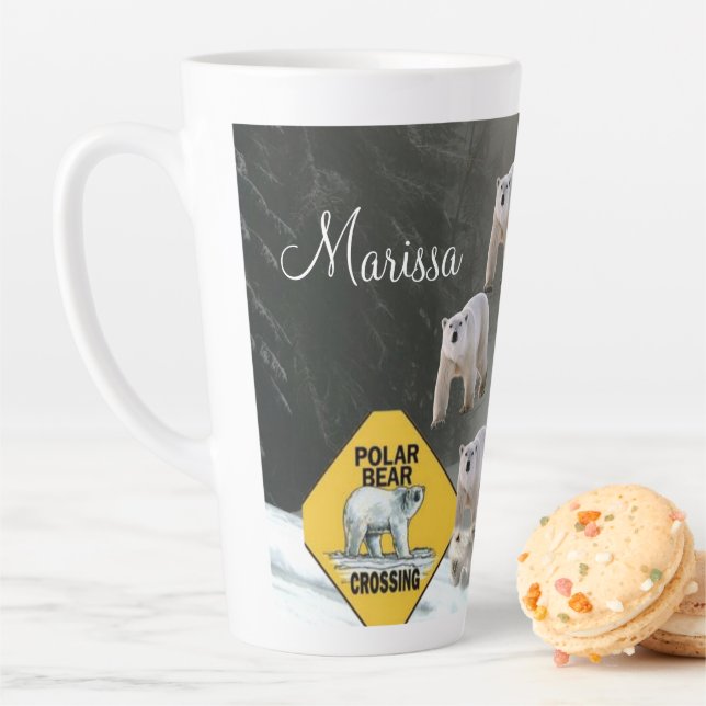 Sonnenblume Polar Bär Blütenlatte Tasse (Beispiel)