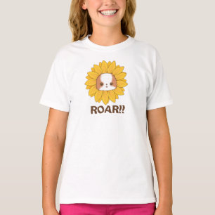Sonnenblume Pomchi Welppy Lion Roaring Niedlich Ka T-Shirt