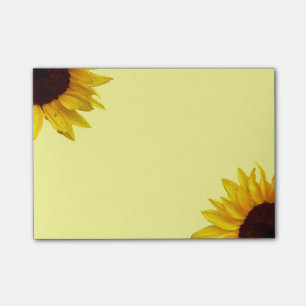 Sonnenblume Post-it Klebezettel