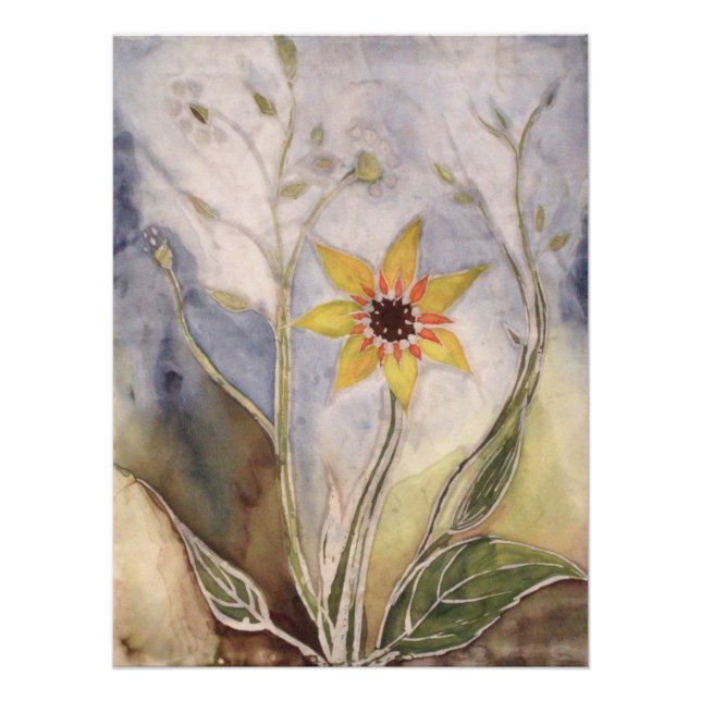 Sonnenblume Poster (Vorderseite)