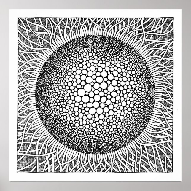 Sonnenblume Poster (Vorne)