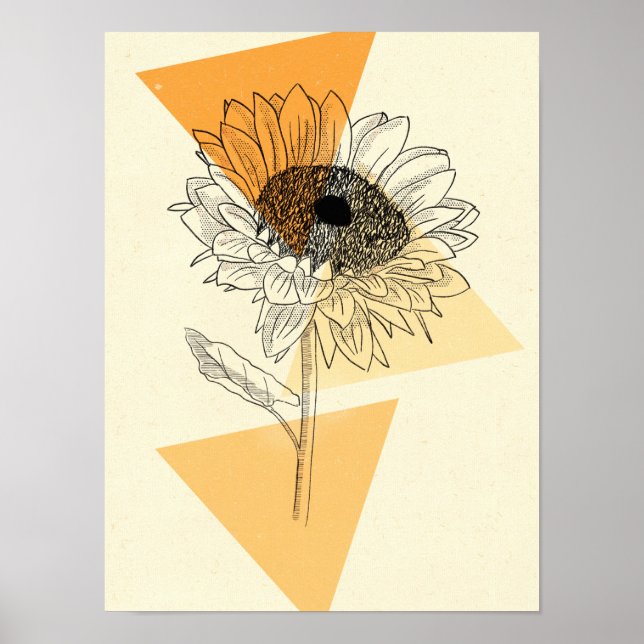 Sonnenblume Poster (Vorne)