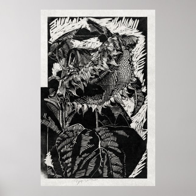 Sonnenblume Poster (Vorne)