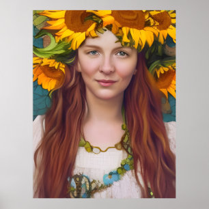 Sonnenblume Poster