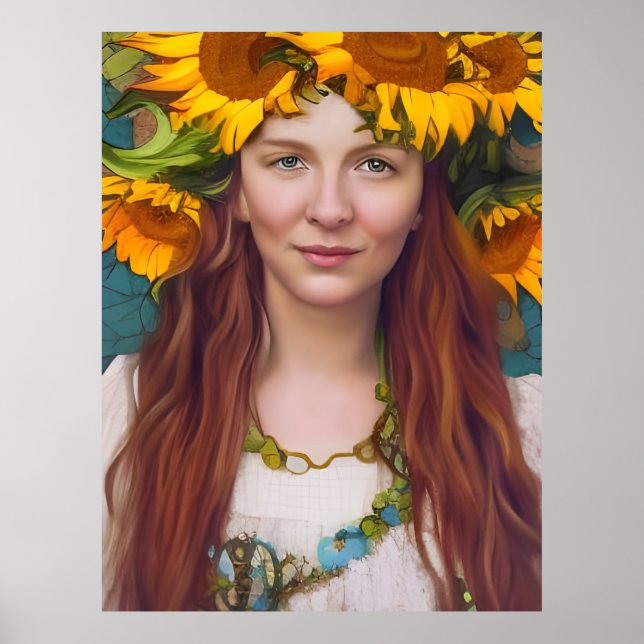 Sonnenblume Poster (Vorne)