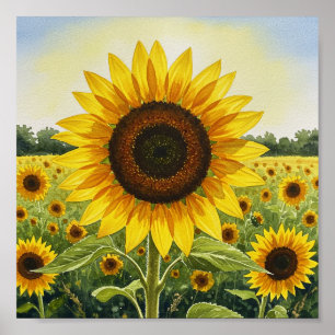 Sonnenblume Poster