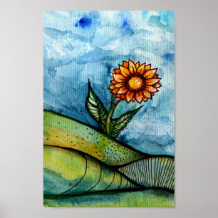 Sonnenblume Poster