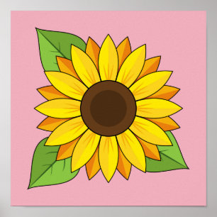 Sonnenblume Poster