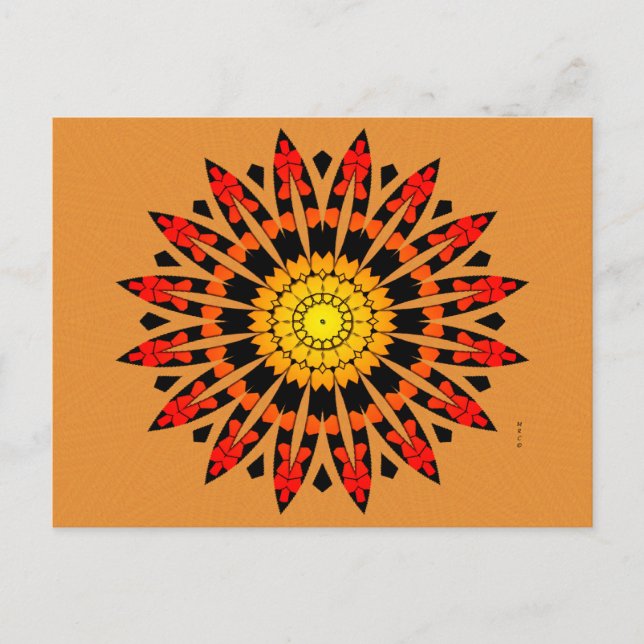 Sonnenblume... Postkarte (Vorderseite)