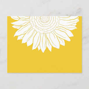 Sonnenblume Postkarte