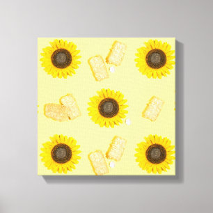 Sonnenblume Power Leinwanddruck
