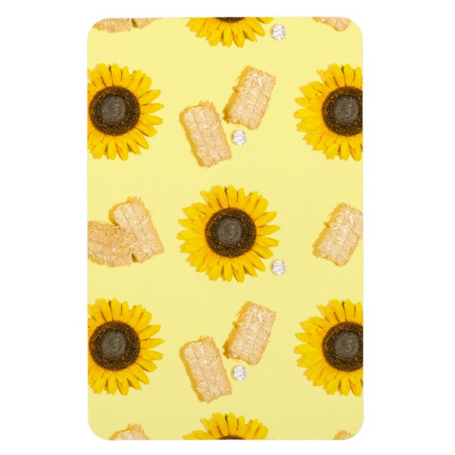 Sonnenblume Power Magnet (Vertikal)