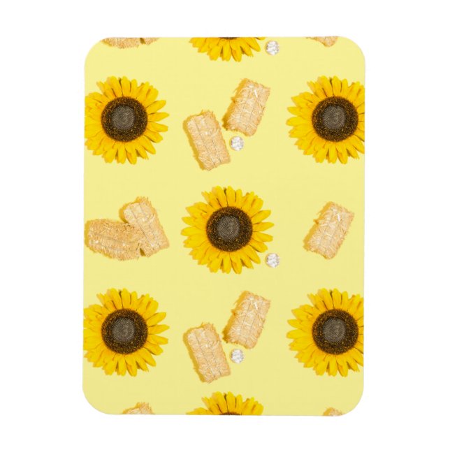 Sonnenblume Power Magnet (Vertikal)