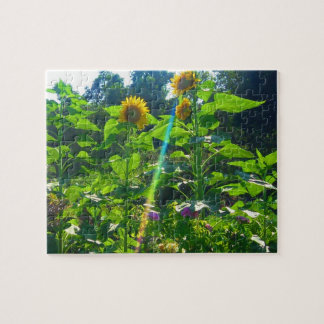 Sonnenblume-Power-Puzzlespiel Puzzle