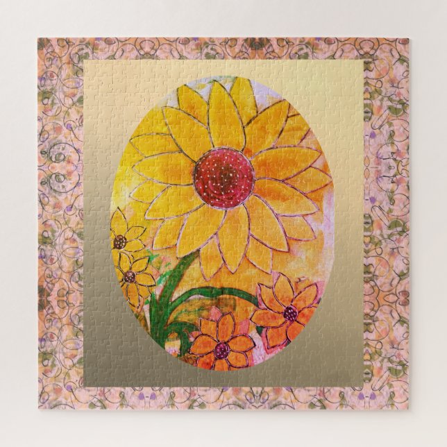 Sonnenblume  puzzle (Vertikal)