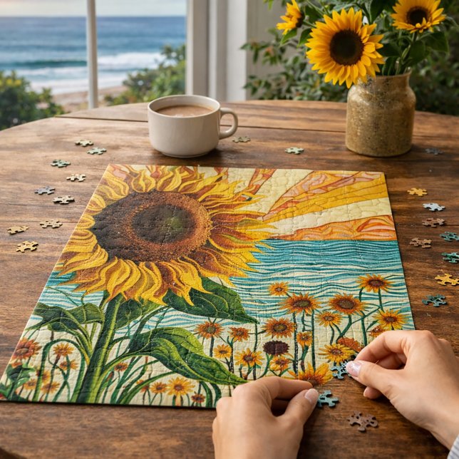 Sonnenblume Puzzle (Von Creator hochgeladen)