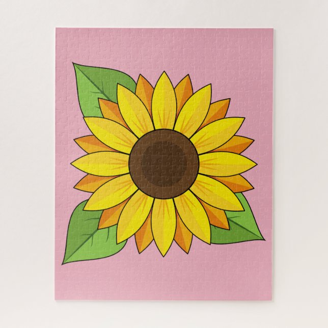 Sonnenblume Puzzle (Vertikal)