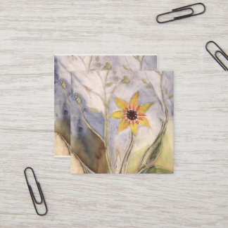 Sonnenblume Quadratische Visitenkarte