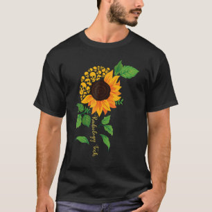 Sonnenblume Radiologie Krass Tech Radiology Techni T-Shirt