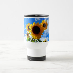 Sonnenblume-Reise-Tasse Reisebecher